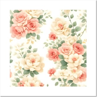 Flowers Floral Pattern Posters and Art